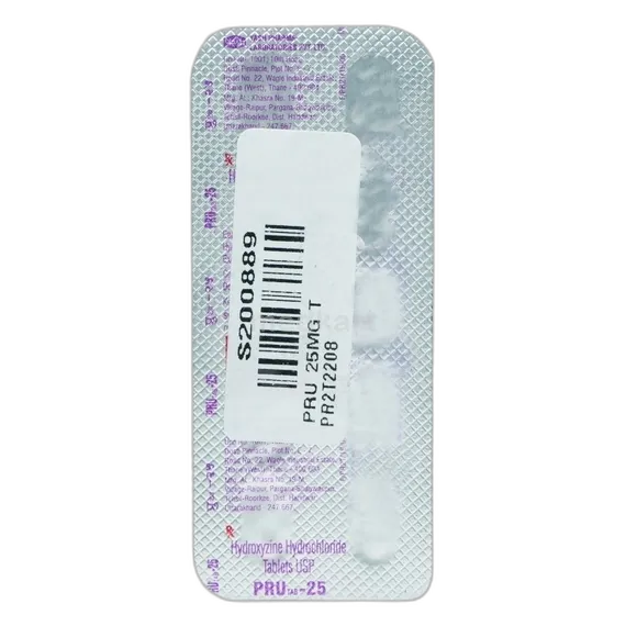 pru 25mg tablet 10's